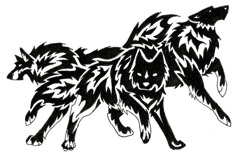 1024x663 Wolf Tattoo Art Trade By Redsoulwolf13