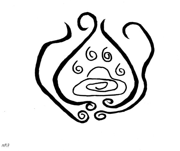 600x503 Wolf Paw Tattoo Design By Bubble Bunny