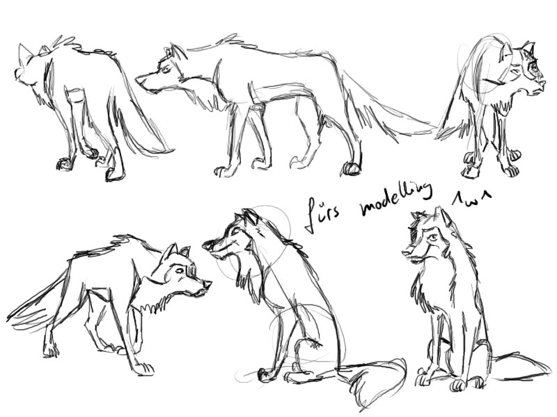 800x600 Wolf Sketch By Bluecherrypaw