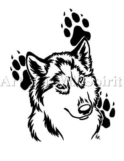 404x523 Wolf And Paw Print Tattoo Designs.jpg Wolf Images