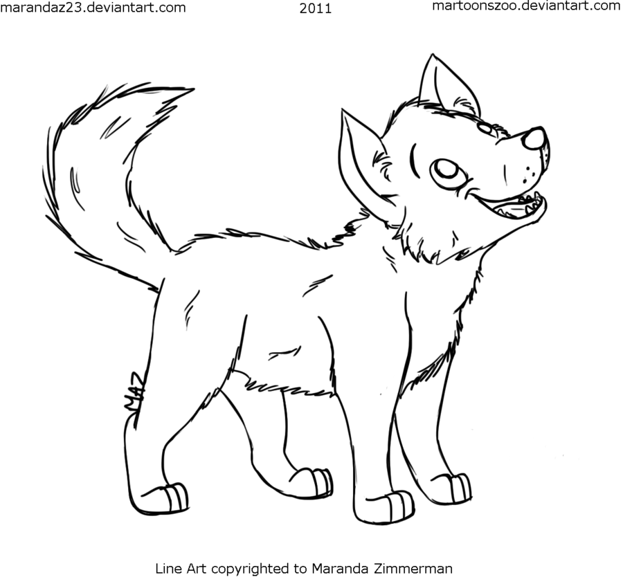 900x834 Free To Use Wolf Pup Line Art By Martoonszoo