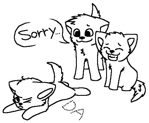 514x425 Wolf Pups Base By Dawnz Adoptz