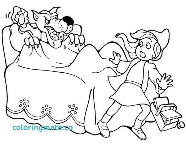 600x469 Little Red Riding Hood Coloring Pages Best Of Little Red Riding