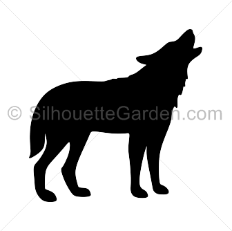 336x334 Wolf Silhouette