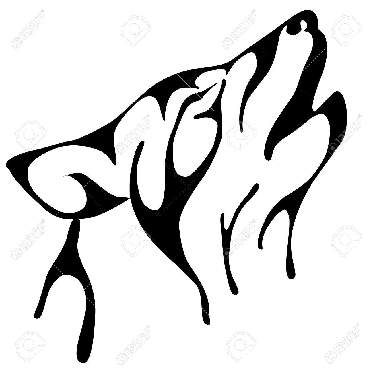 1300x1300 5,695 Wolf Head Stock Illustrations, Cliparts And Royalty Free