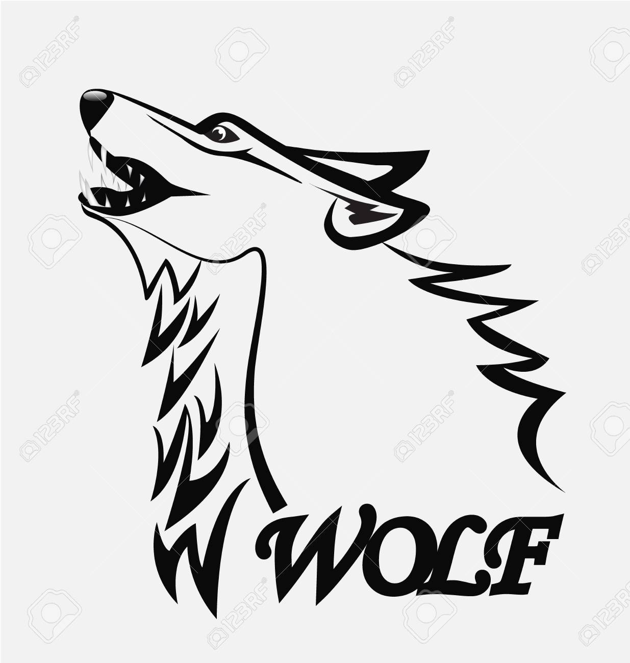 1235x1300 Wolf Silhouette Vector Image Royalty Free Cliparts, Vectors,