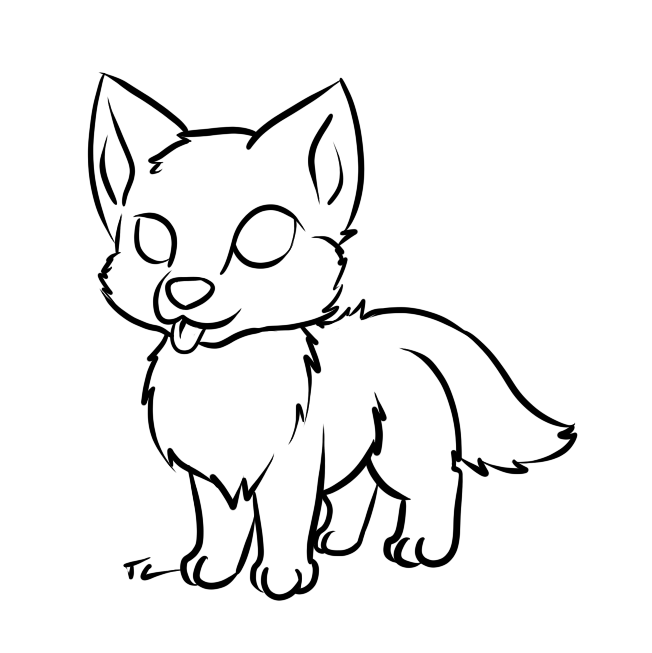 652x653 Gallery How To Draw A Baby Wolf,