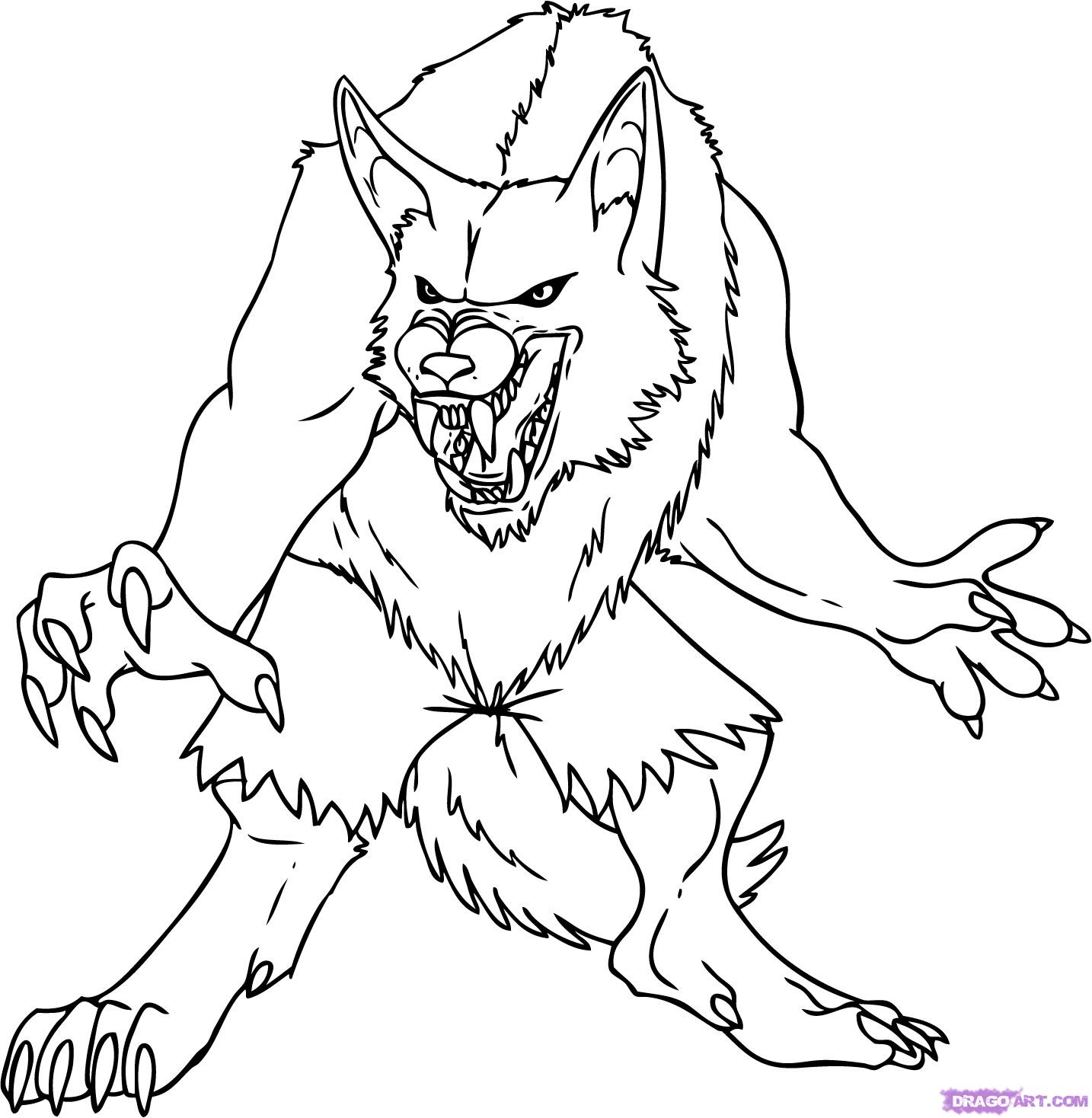 1434x1468 Wolf Halloween Drawings Halloween Amp Holidays Wizard