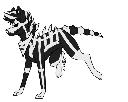 426x339 Lazarus The Skeleton Wolf By Xxamberthewolfxx