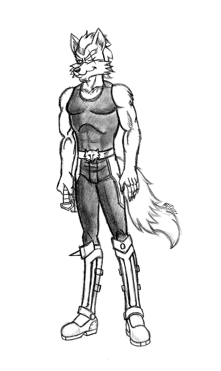 900x1512 Wolf O'Donnell Quick Sketch By Mdtartist83