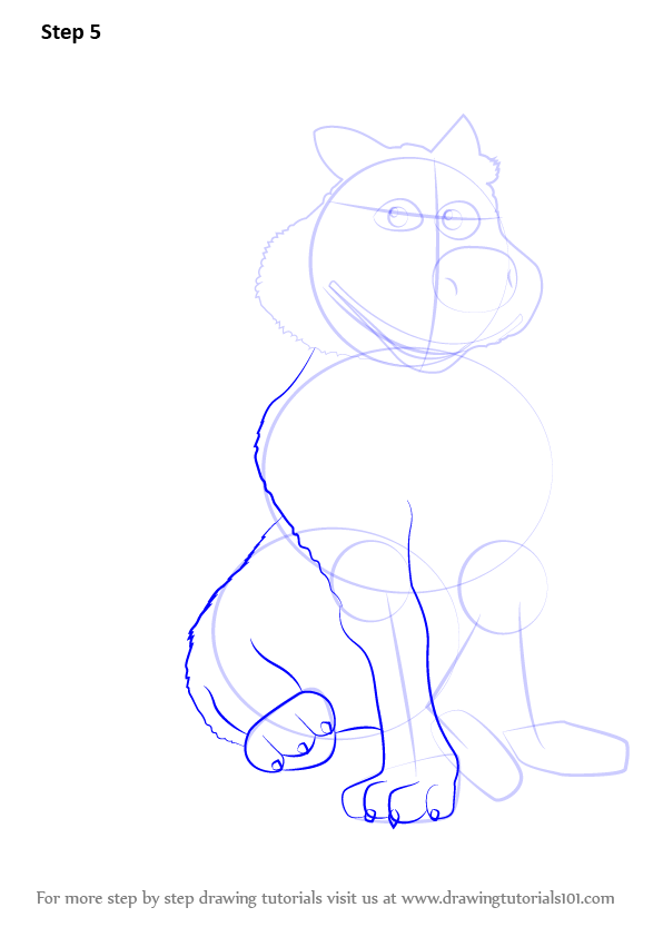 596x842 Learn How To Draw Wolf From Masha And The Bear (Masha And The Bear