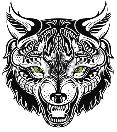 399x450 Line Drawing Wolf Stock Photos Amp Pictures. Royalty Free Line