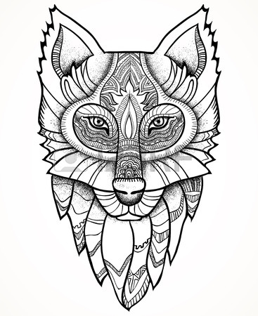 Wolf Totem Drawing at GetDrawings | Free download