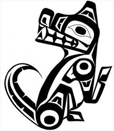 236x271 Tsimshian Wolf Tattoo