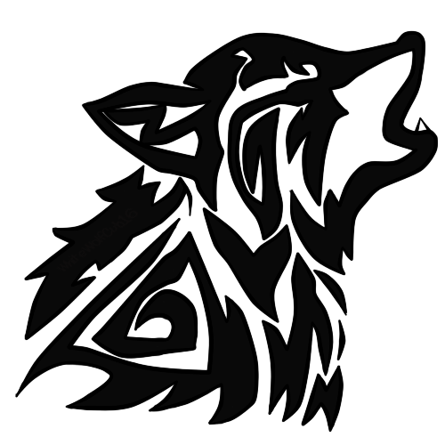 500x500 Tribal Wolf By Whitewolfcub16