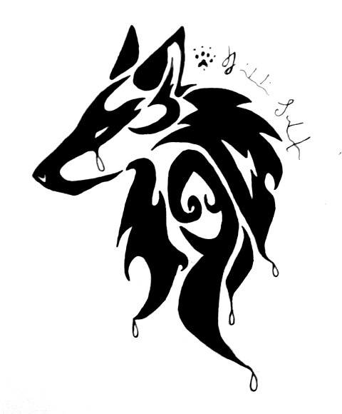 480x580 Cry Wolf Tribal By Peace Wolf
