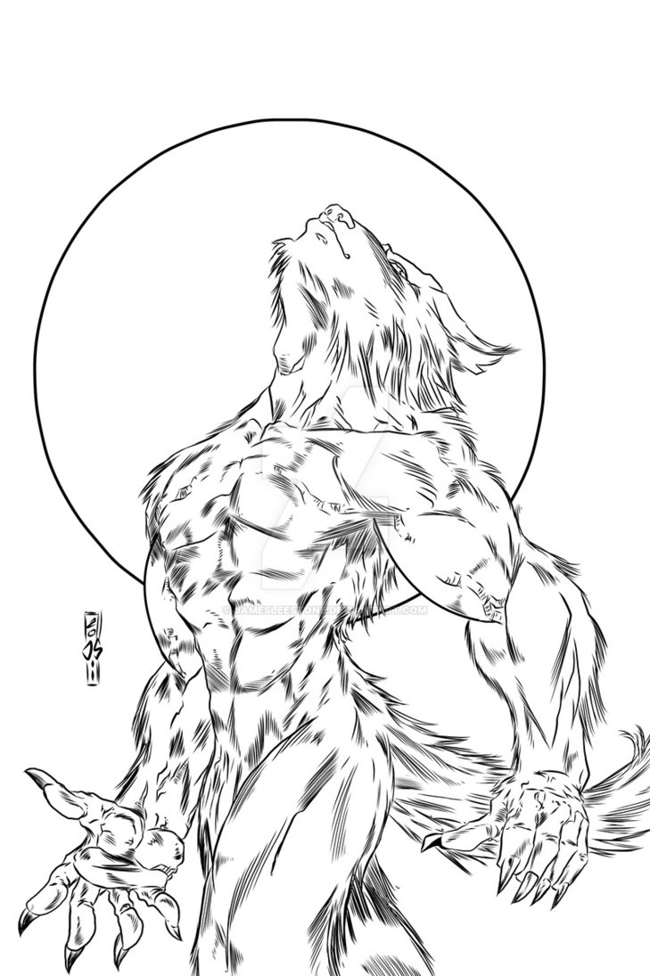 729x1095 Robs Wolfman Inks By Jamesleestone