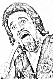 214x317 Wolfman Jack Drawing. Get Yours Free!