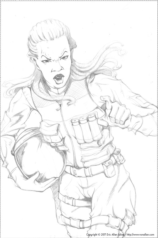 516x779 Wolf's Head First Issue Pencil Roughs For Page One Von Allan'S