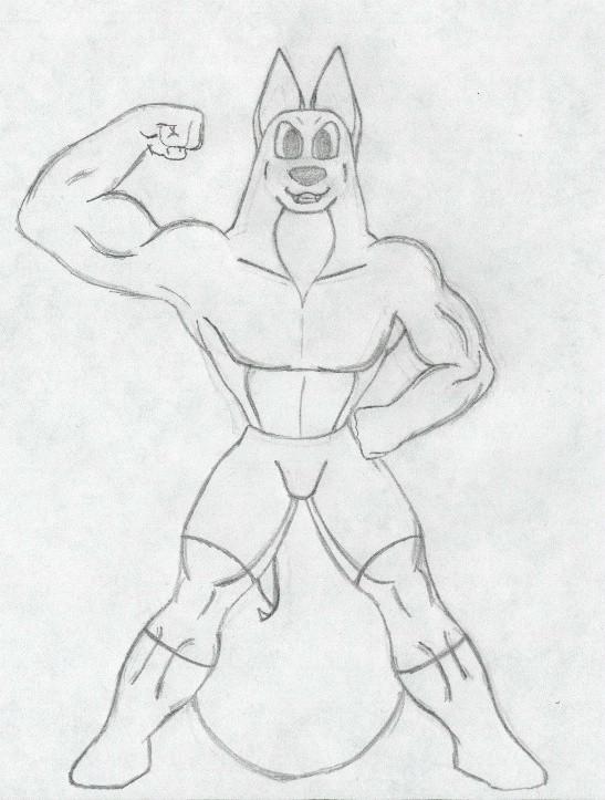 547x723 Wolve Flex Pose By Wolveman