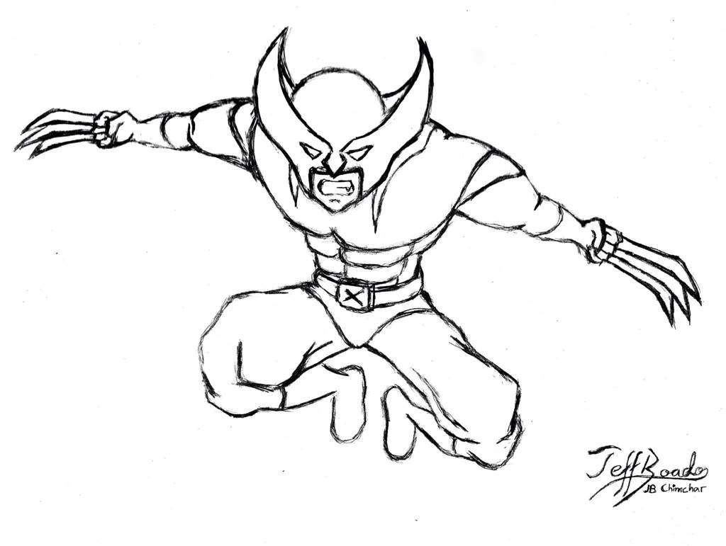 1024x771 My Wolverine Outline Comics Amino
