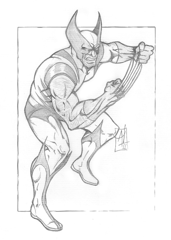 590x826 Recent Drawing Wolverine.