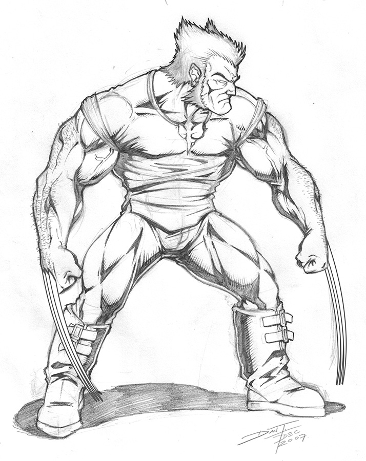714x900 Wolverine Sketch By Chuddmasterzero