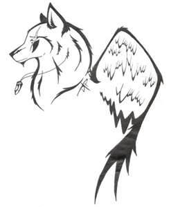 247x300 24 Simple Wolf Tattoo Art Design And Ideas For Tattooing