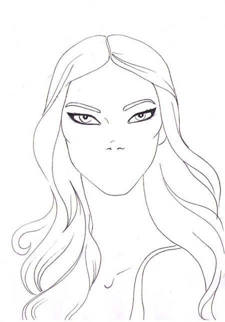 450x644 How To Draw A Smile I Draw Fashion