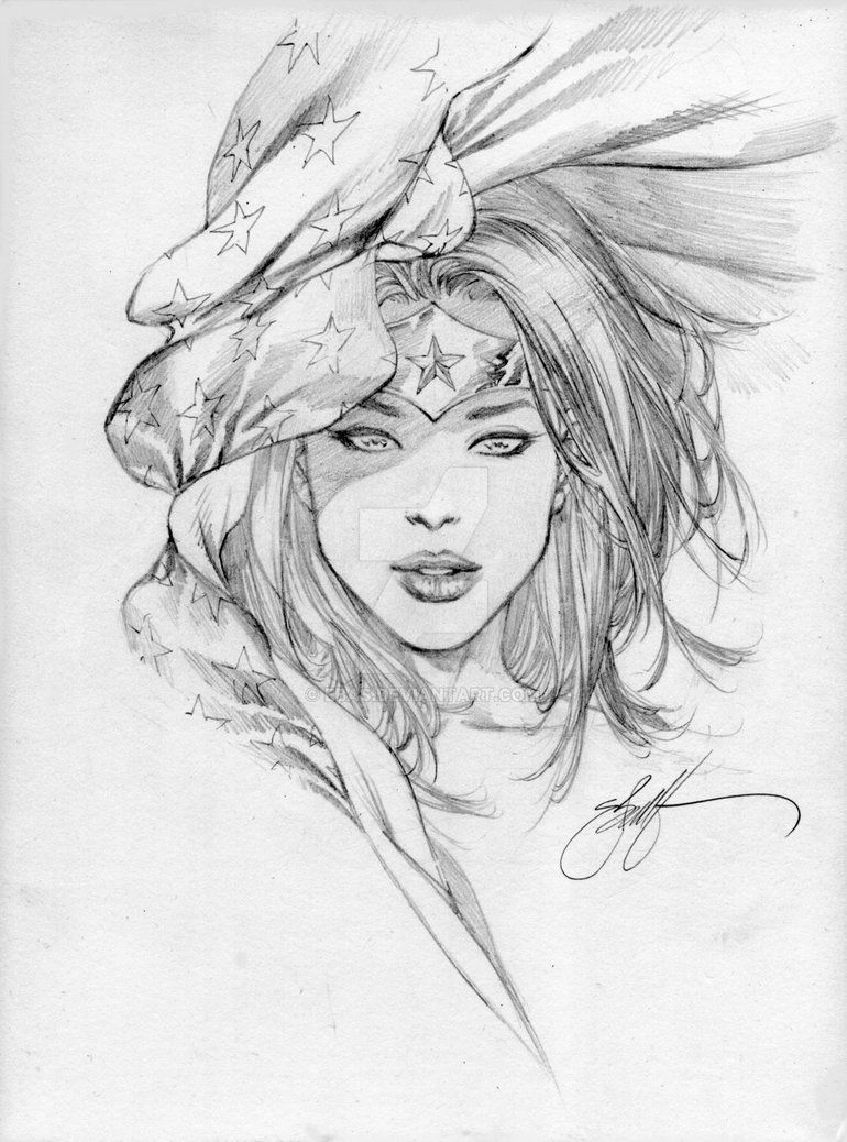 770x1038 Gallery Wonder Woman Face Drawing,