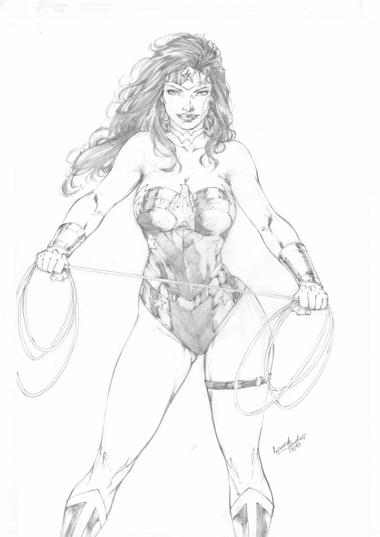 752x1063 Wonder Woman By Leonartgondim