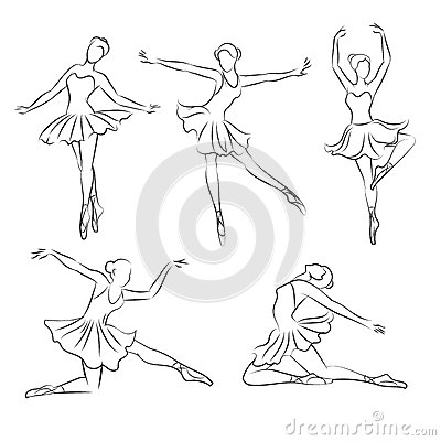 400x400 Drawn Ballerine Hand Drawn