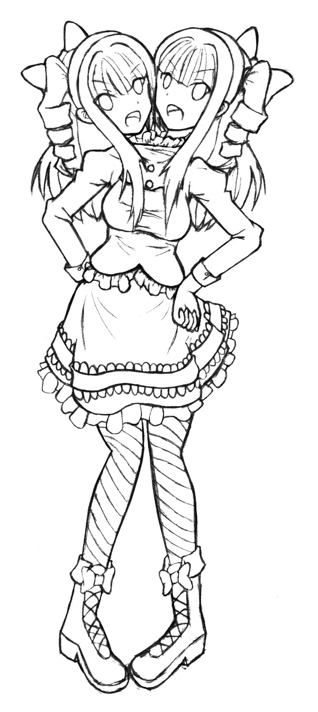 1024x2291 Torita The Two Headed Girl By Jim830928