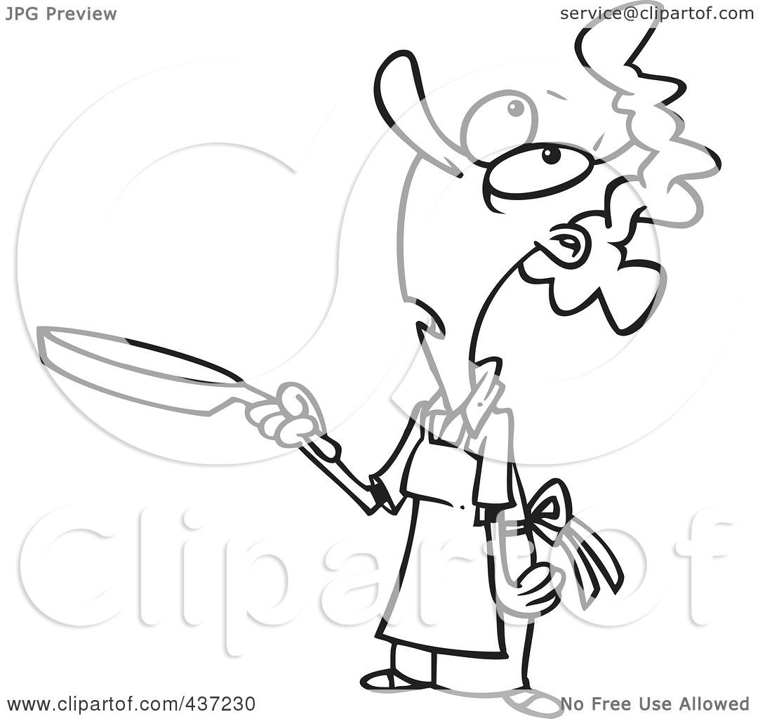 1080x1024 Royalty Free (Rf) Clipart Illustration Of A Black And White