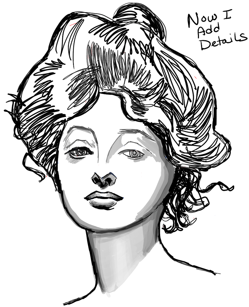 800x986 Drawing Woman Face Image How To Draw Female Faces With A Beautiful