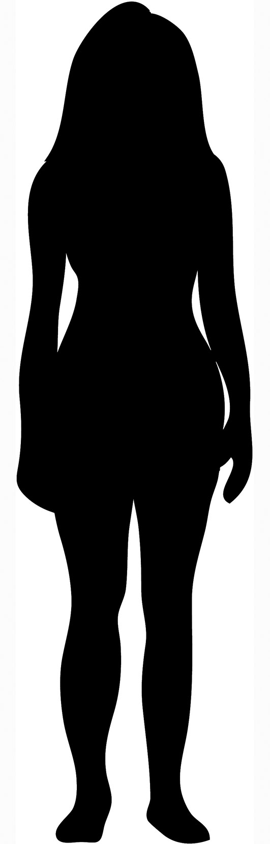 531x1661 Female Silhouette