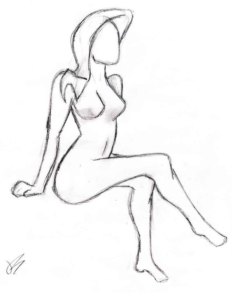 796x1004 Female Sitting Pose 2 By Digitalcolombian
