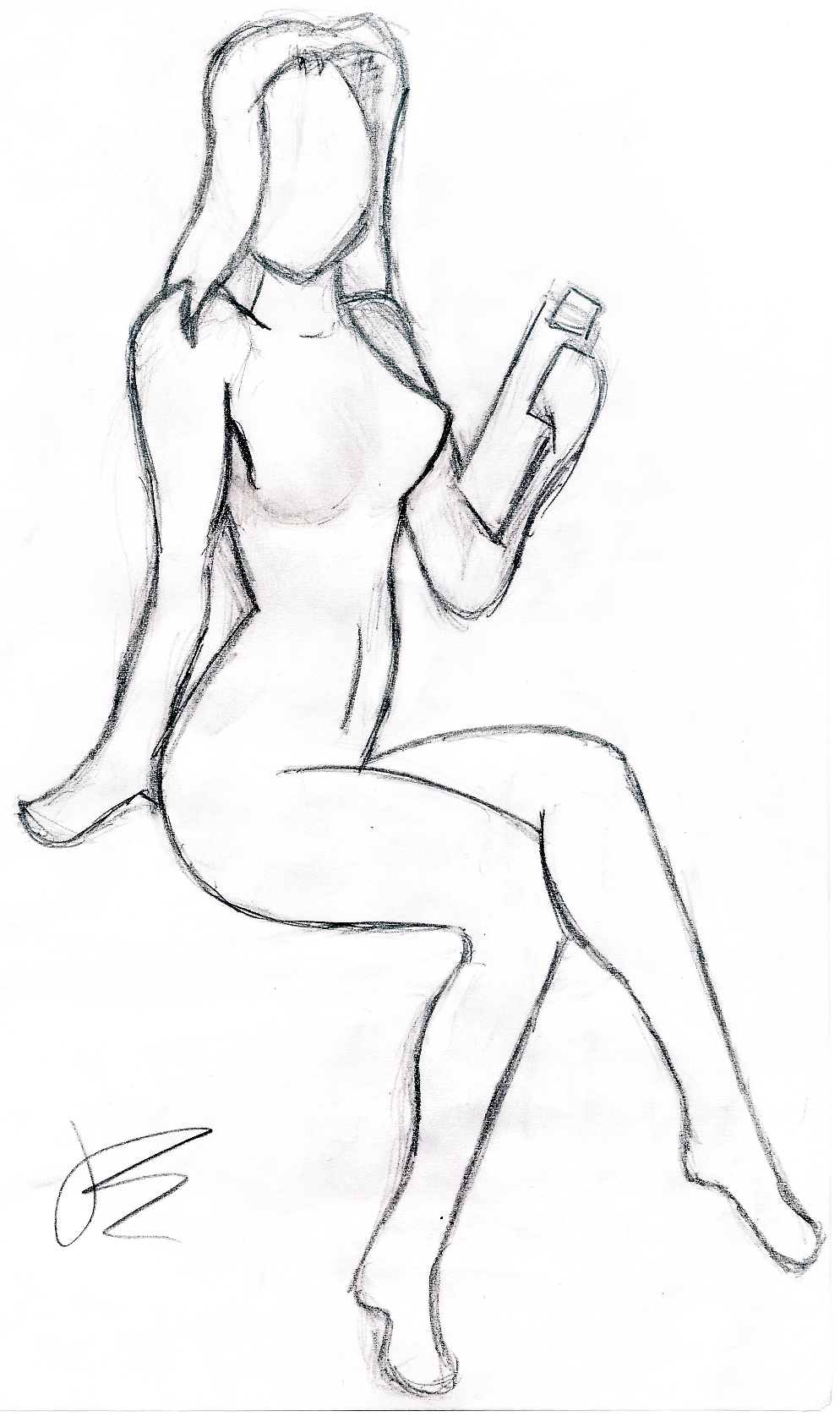 994x1682 Female Sitting Pose 3 By Digitalcolombian