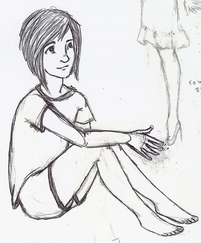 788x952 Girl Sitting Down By Secretaffections