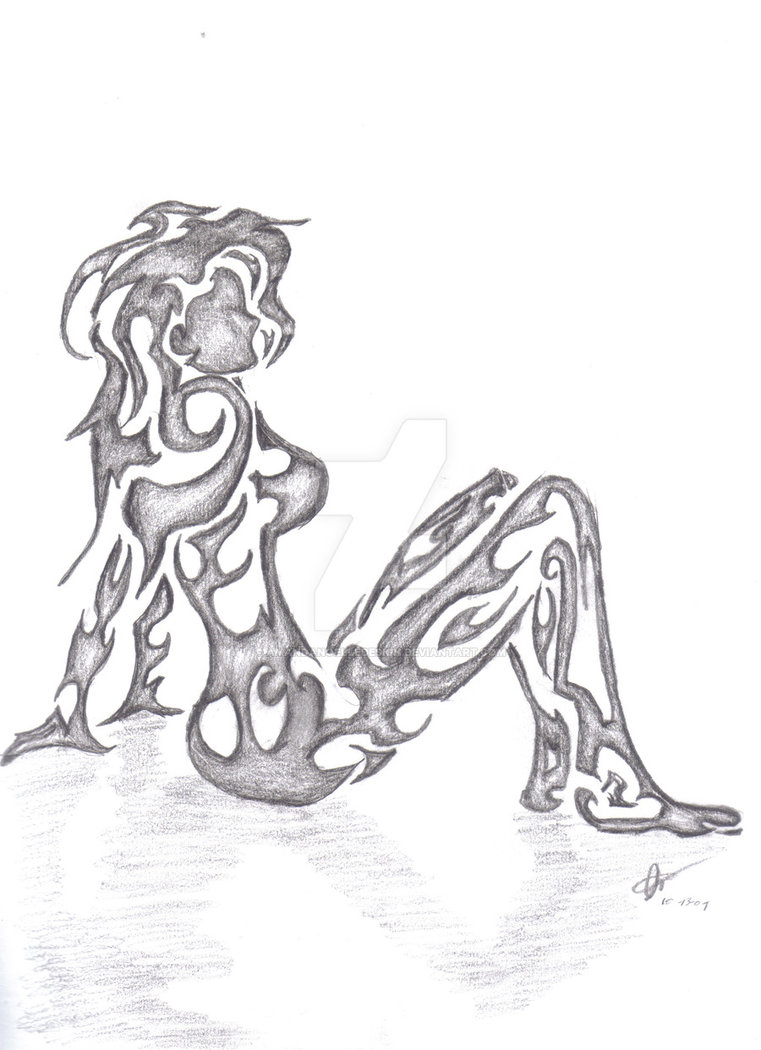 761x1050 Sitting Tribal Woman By Amandanoelledesign