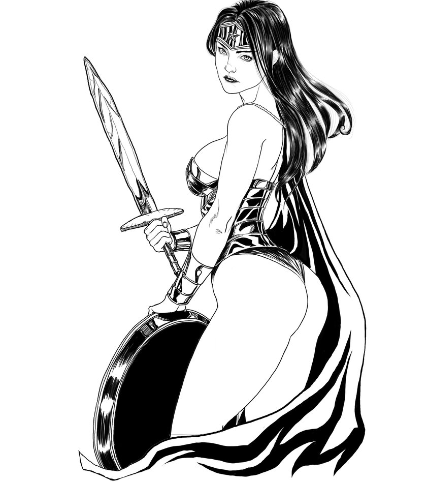 843x948 Wonder Woman Warrior By Sergiogm