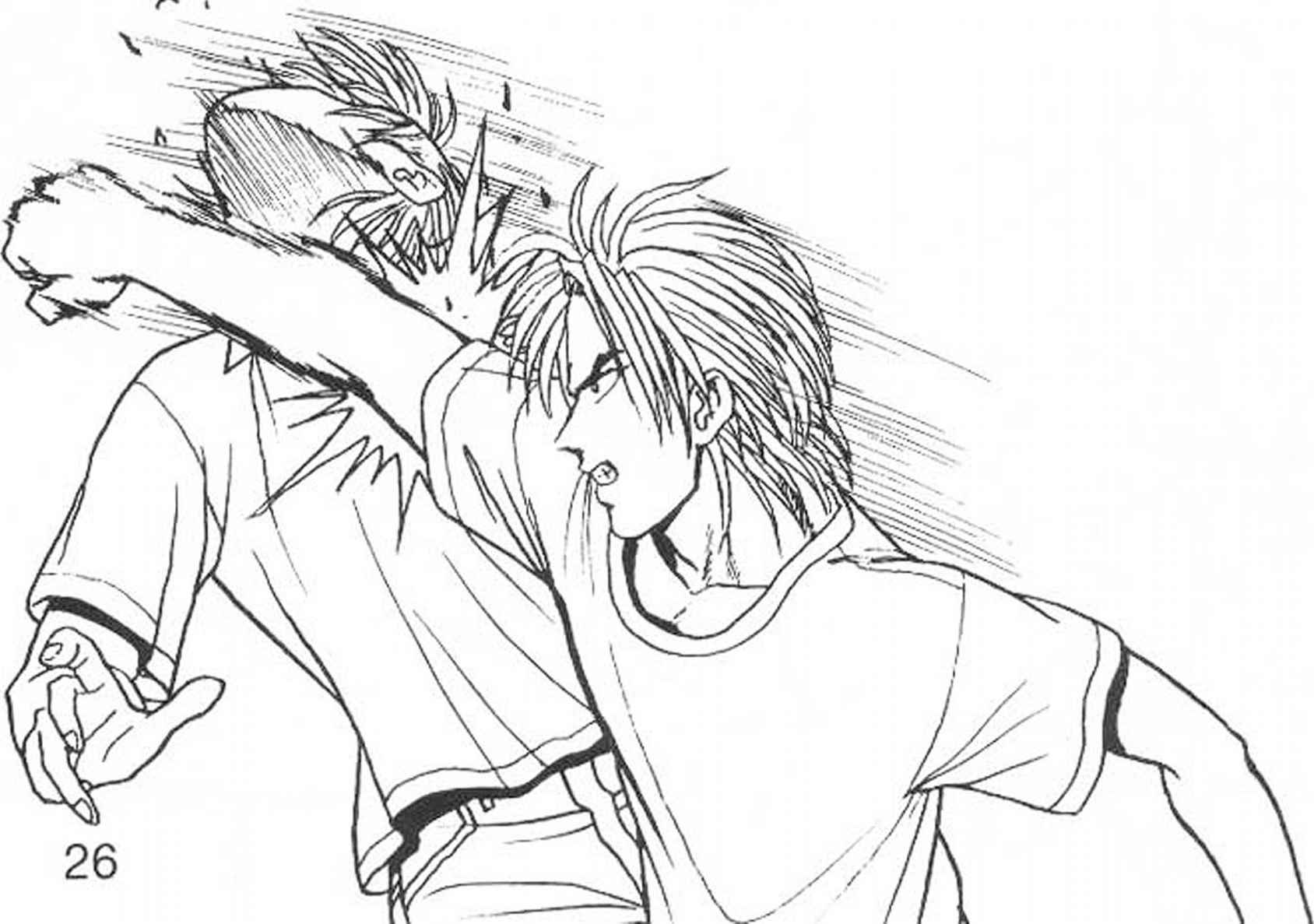 1688x1187 Punching Pencil Drawing