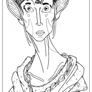300x300 Face Coloring Pages