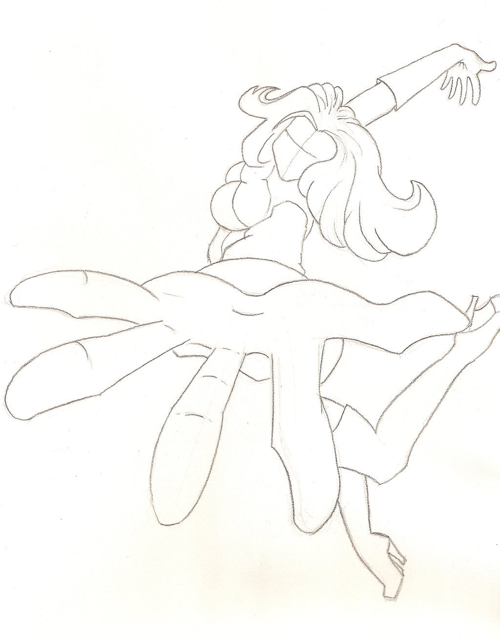 1024x1314 Female Superhero Sketch By Deaflisteners