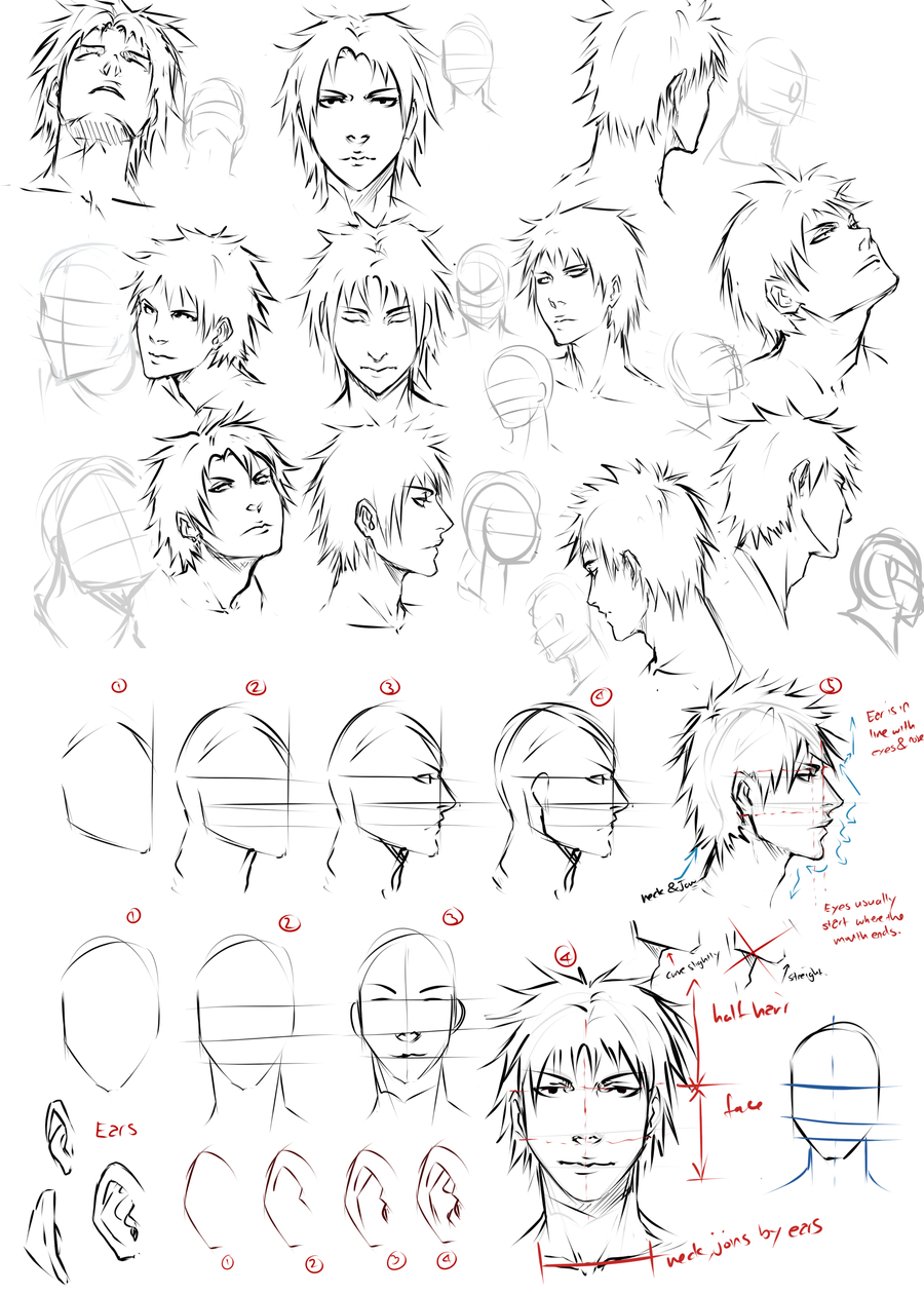 900x1260 Drawing Faces Anime Drawing Faces Anime How To Draw Anime Girl