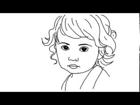 480x360 How To Draw A Cute Baby Girl Yzarts Yzarts