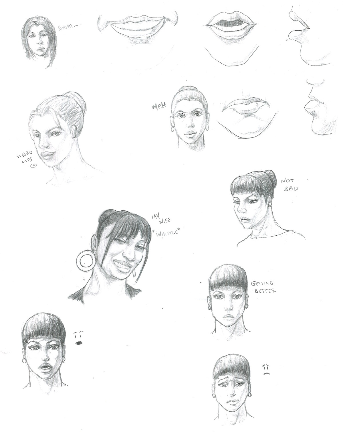 1199x1509 Studies Page 9 Gotta Keep Drawing!