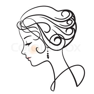 320x320 Line Art Woman Design Art Women, Face And Girl Face