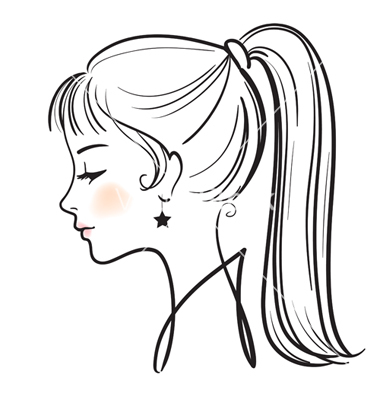 380x400 Women Face Illustration Woman Face Illustration Vector 255674