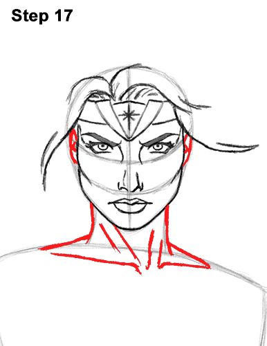 386x500 How To Draw Wonder Woman (Full Body)